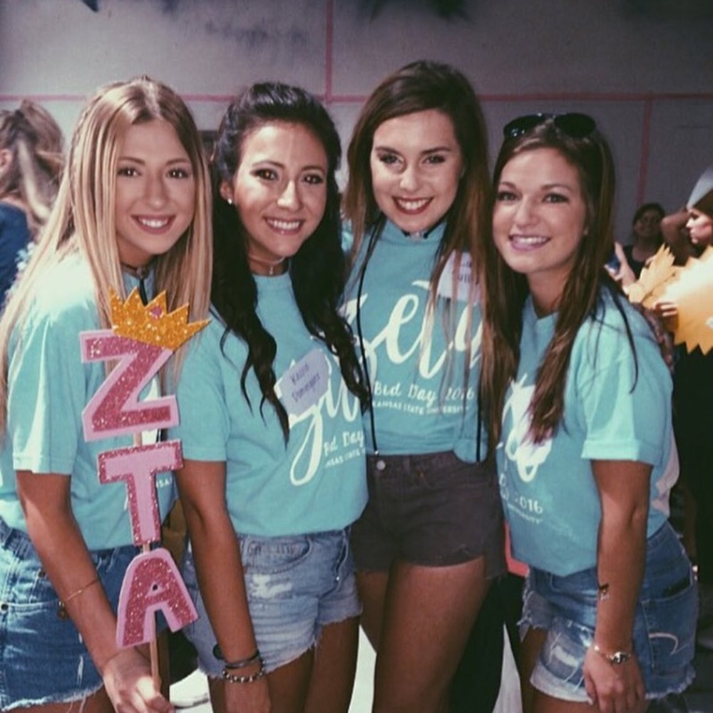 ZTA Bid Day Comfort Colors Shirt